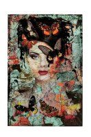Glasbild Lady Butterfly 100 x 150 cm Glasbild Lady Butterfly 100 x 150 cm