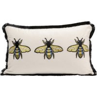 Kissen Bees Weiß 50x30cm Kissen Bees Weiß 50x30cm