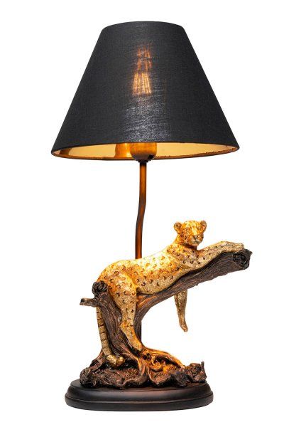 Tischleuchte Relax Leopard 50cm