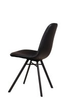 Vorschau: Polsterstuhl Jones Antique Black mit Kunstlederbezug in Schwarz und pulverbeschichtetem Metallgestell Vorschau: Polsterstuhl Jones Antique Black mit Kunstlederbezug in Schwarz und pulverbeschichtetem Metallgestell