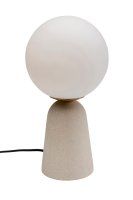 Tischleuchte Bollie Beige 33cm Tischleuchte Bollie Beige 33cm