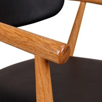 Vorschau: Galeno-2P Holzstuhl mit gepolstertem Sitz und Rückenlehne für Gastronomie Vorschau: Galeno-2P Holzstuhl mit gepolstertem Sitz und Rückenlehne für Gastronomie