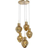 Hängeleuchte Supernova Amber Cinque Ø50cm Hängeleuchte Supernova Amber Cinque Ø50cm