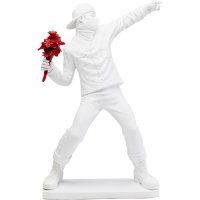 Deko Figur Street Art Bouquet Weiß 67cm Deko Figur Street Art Bouquet Weiß 67cm