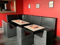 Vorschau: Tischgestell für die Gastronomie Marino-TGF-404 aus Stahl für den Innenbereich als Loungetisch im Restaurant Vorschau: Tischgestell für die Gastronomie Marino-TGF-404 aus Stahl für den Innenbereich als Loungetisch im Restaurant