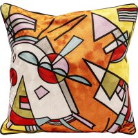Kissen Art Line Orange 50x50cm Kissen Art Line Orange 50x50cm