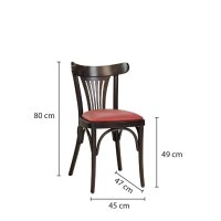 Beizton: American Walnut/Bezug: D-99 Beizton: American Walnut/Bezug: D-99