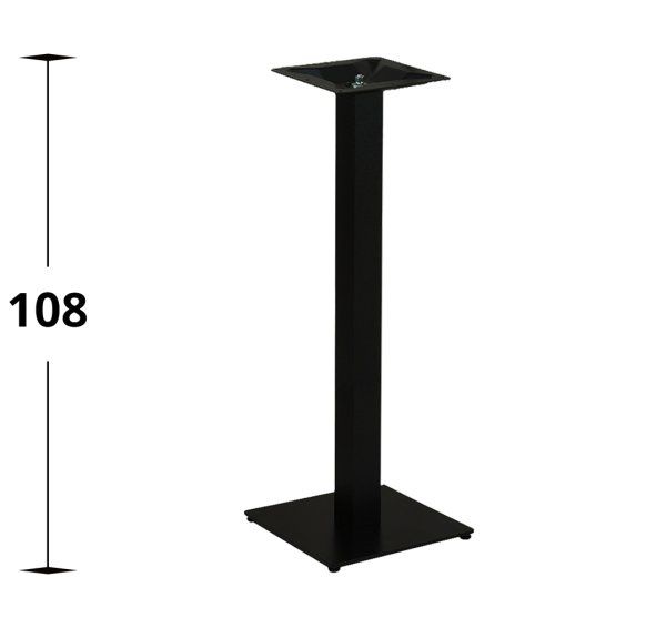 Tischgestell aus Metall für die Gastronomie mit Höhenmaß 108 cm