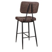 Vorschau: Polsterbarhocker Lucca-Bar Brown mit Metallgestell für Gastronomie Vorschau: Polsterbarhocker Lucca-Bar Brown mit Metallgestell für Gastronomie