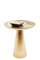 Beistelltisch Plateau Uno Brass Ø45cm Beistelltisch Plateau Uno Brass Ø45cm