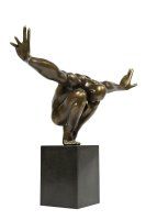 Deko Objekt Athlet Bronze 75cm Deko Objekt Athlet Bronze 75cm