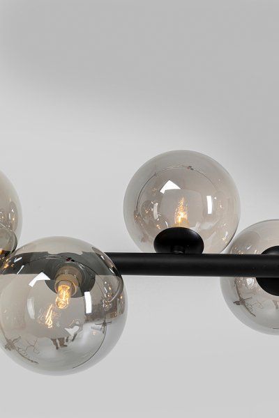 Hängeleuchte Scala Balls Schwarz 155cm