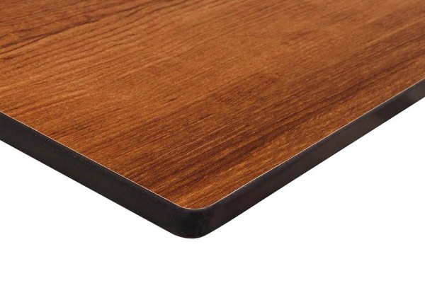 HPL Compact Natural Teak Tischplatte