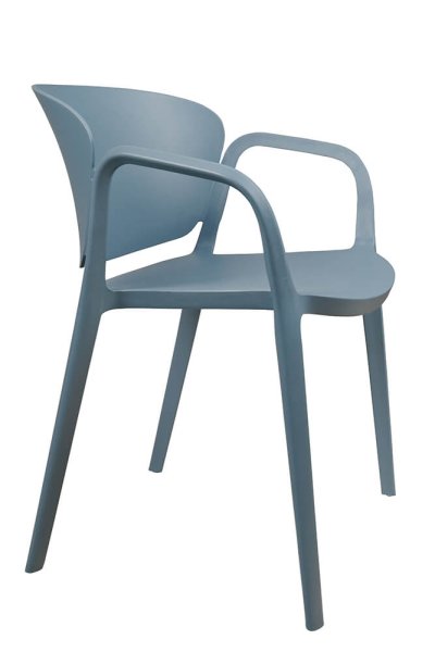 Kunststoffstuhl FOMA-1800 Cold Blue