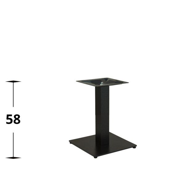 Tischgestell aus Metall für die Gastronomie - Marino-TGF-C-400 mit Höhenmaß 58 cm
