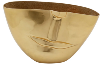 Vase Half Face Gold 46cm Vase Half Face Gold 46cm