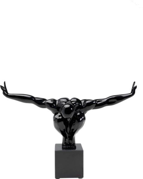 Deko Objekt Athlet Schwarz 75cm