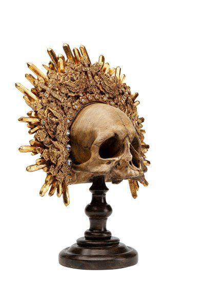 Deko Objekt King Skull 42cm