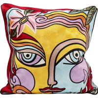 Kissen Art Line Face 50x50cm Kissen Art Line Face 50x50cm