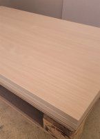 Melaminharz-Tischplatte 25mm 140x80cm Buche natur - Sonderposten Melaminharz-Tischplatte 25mm 140x80cm Buche natur - Sonderposten