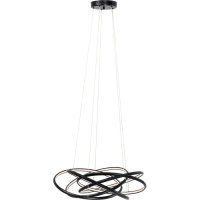 Hängeleuchte Saturn Schwarz Ø72cm Hängeleuchte Saturn Schwarz Ø72cm