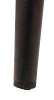Vorschau: Polsterstuhl Derri Yuma-47 – brauner Stuhl mit Kassettensteppung und schwarzem Metallgestell für Gastronomie Detailsansicht Stuhlbein Vorschau: Polsterstuhl Derri Yuma-47 – brauner Stuhl mit Kassettensteppung und schwarzem Metallgestell für Gastronomie Detailsansicht Stuhlbein
