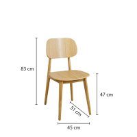 Gastronomiestuhl Cumpo-H mit ergonomischer Sitzfläche aus Eiche für Restaurants und öffentliche Einrichtungen Gastronomiestuhl Cumpo-H mit ergonomischer Sitzfläche aus Eiche für Restaurants und öffentliche Einrichtungen