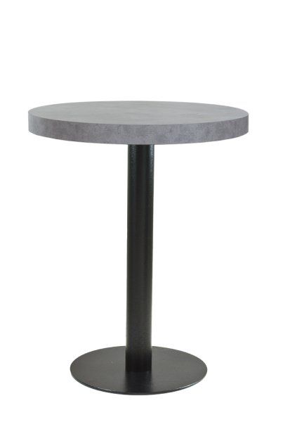 Tischgestell aus Metall für die Gastronomie - Marino-TGF-400 Anwendungsbeispiel mt Platte HPL 38 mm