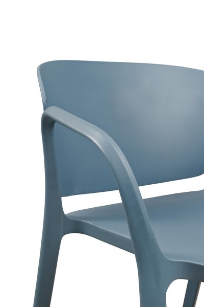 Kunststoffstuhl FOMA-1800 Cold Blue